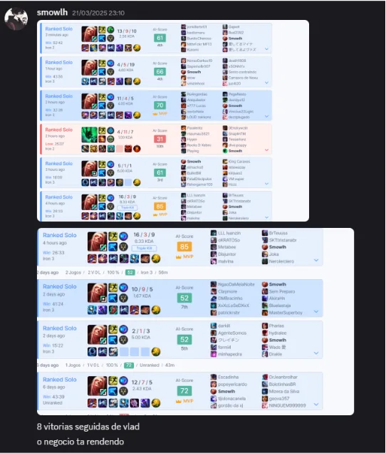 Depoimento de aluno 5
